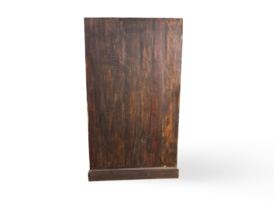 India glaskast 2 deurs snijwerk uniek