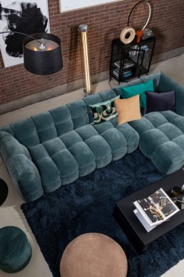 Loods 5 hoekbank Fat Joe royal velvet