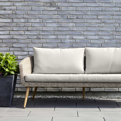 Rotan tuinbank Fien - 3 zits - Met zitkussens