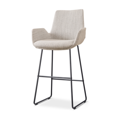 Barkruk Nino-Eef zwart onderstel