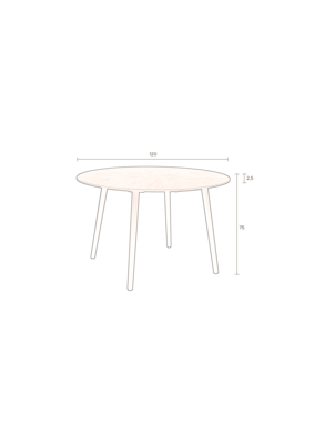 Dutchbone eettafel Clover