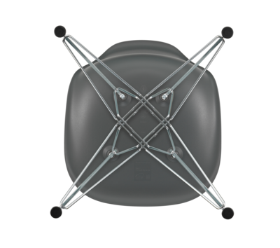 Vitra stoel Eames DSR Chroom onderstel