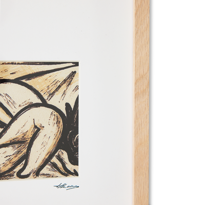 HK Schilderij Framed artwork suns out 29x37 cm