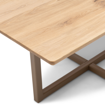 Loods 5 eettafel Mylo groove naturel