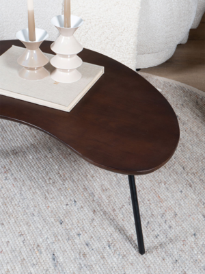 Vloerkleed Scott Donker Beige Rond