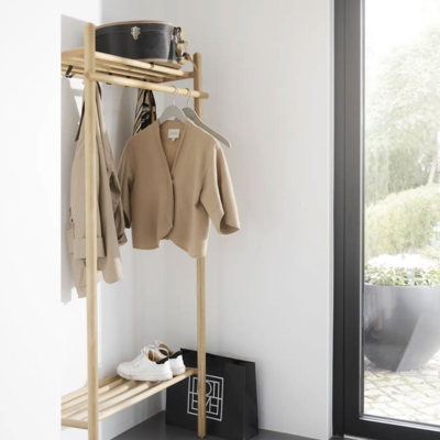 Eikenhouten kledingrek Milford