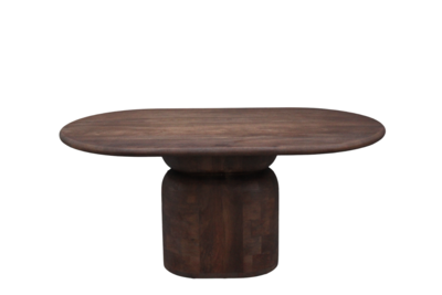 Eettafel Lissabon ovaal kolompoot 240cm