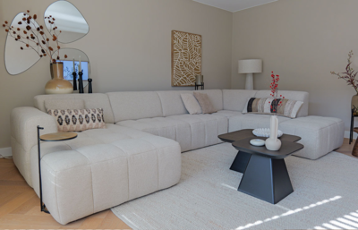 JaxxChoice hoekbank U-model Kady