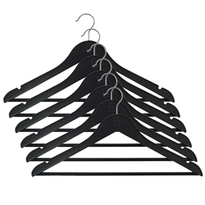 Kledinghangers hout - set van 24