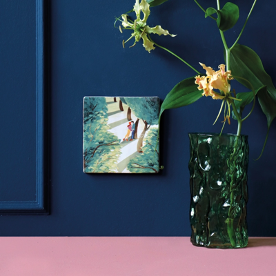 StoryTiles wandtegel Het begon met 'n kus