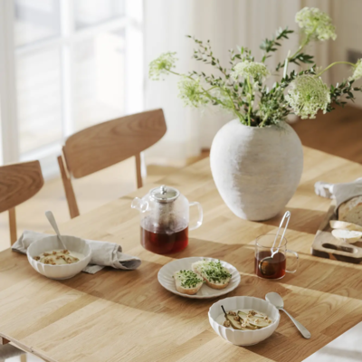 Eetkamerstoel eikenhouten Ami