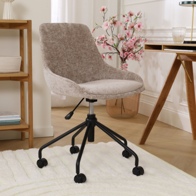 Bureaustoel Nout-Isa - zwart onderstel