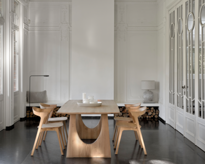 Ethnicraft - Tafel Geometric - eiken/zwart eiken