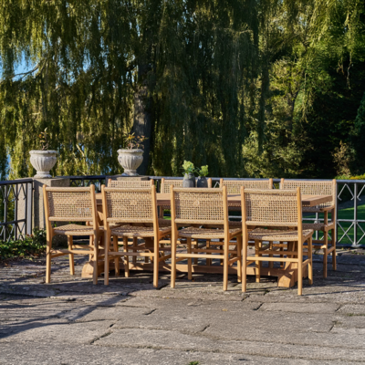 Houten tuinstoel Elodie