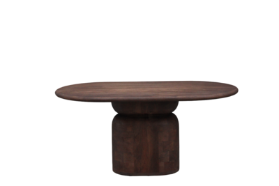 Eettafel Lissabon ovaal kolompoot 240cm