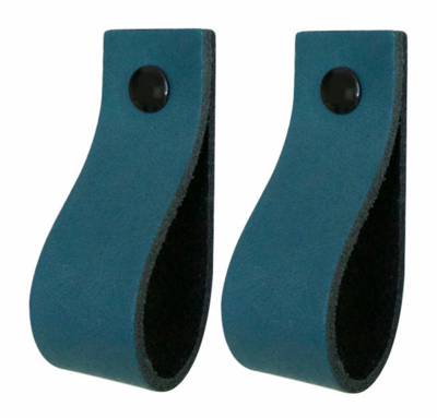 Leren handgrepen set van 2 - maat L