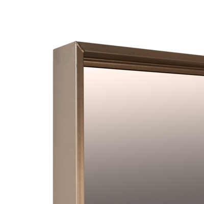 Spiegel New York bruin/brons