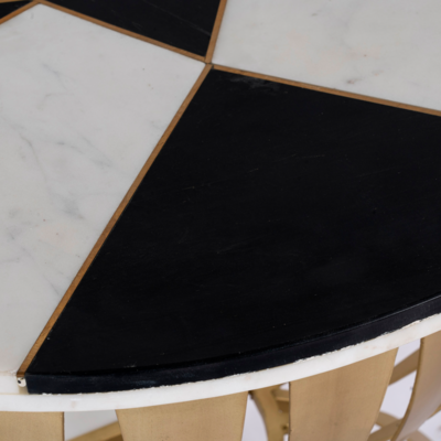 Half rond console tafel Parijata