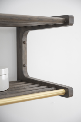 Kapstok Inverness donker eiken