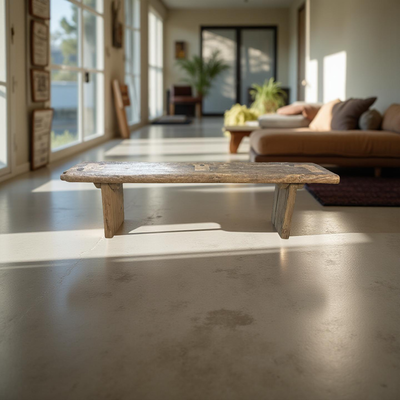 Bank /Salontafel naturel uniek