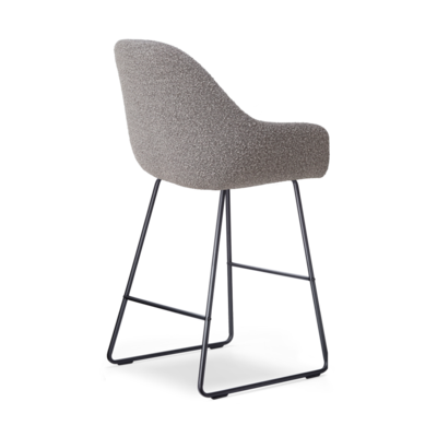 Barkruk Nino-Mae zwart onderstel - 65 cm