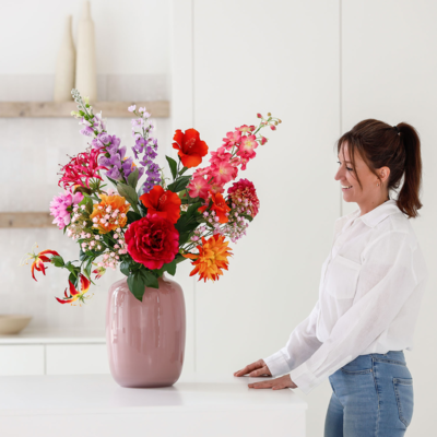 Zijden boeket Lize Ella