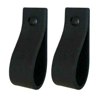 Leren handgrepen set van 2 - maat L