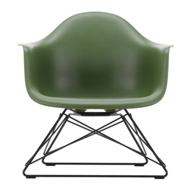 Vitra loungestoel Eames LAR zwart onderstel