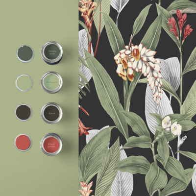 Graham &amp; Brown  vliesbehang  Botanical Black