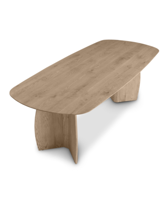 Eetkamertafel Divio groove naturel 90 cm