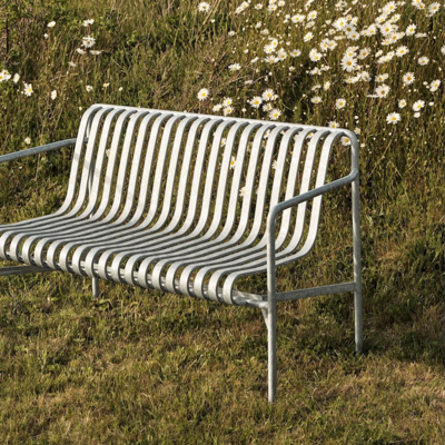 HAY Palissade Dining Bench Hot Galvanised