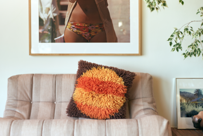 HK Fluffy kussen 55x55