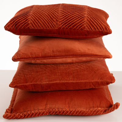 Kussen velours Cord piping