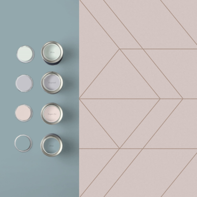 Graham &amp; Brown  vliesbehang  Balance Blush Rose Gold