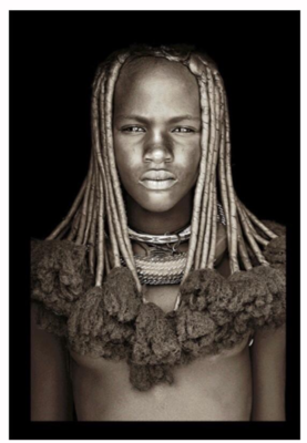 Schilderij Himba girl