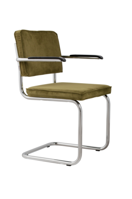 Zuiver Ridge Rib Armstoel - Set van 2