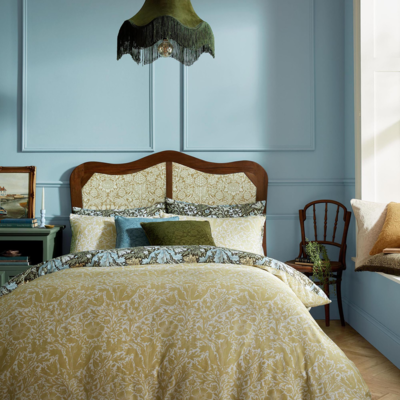 bedtextiel william morris at home compton olive green