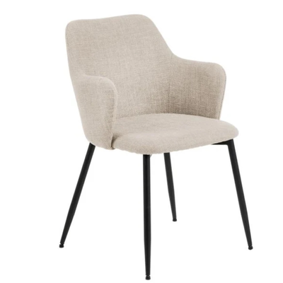 Eetkamerstoel Ringe - Set van 2 - Beige