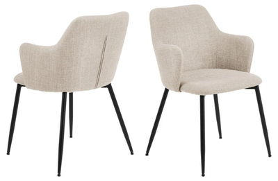 Eetkamerstoel Ringe - Set van 2 - Beige