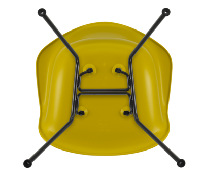 Vitra stoel Eames DAX Basic Dark onderstel