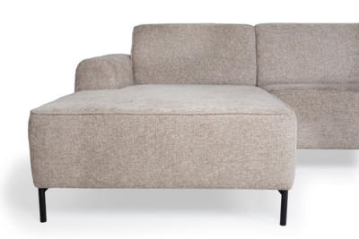 JaxxChoice hoekbank U-model Lotta bruin