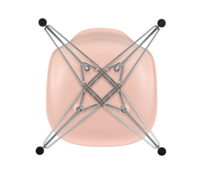 Vitra stoel Eames DSR Chroom onderstel