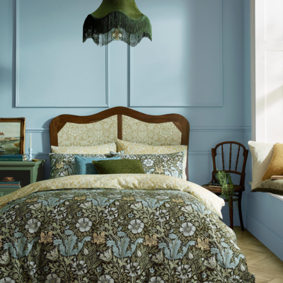 bedtextiel william morris at home compton olive green