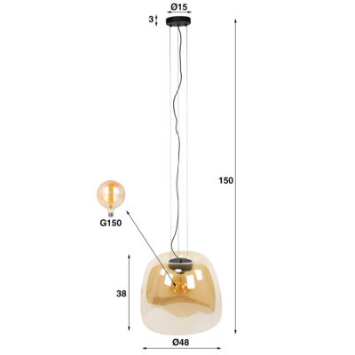 Hanglamp Travolta XL