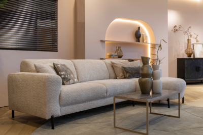 JaxxChoice hoekbank Liva beige