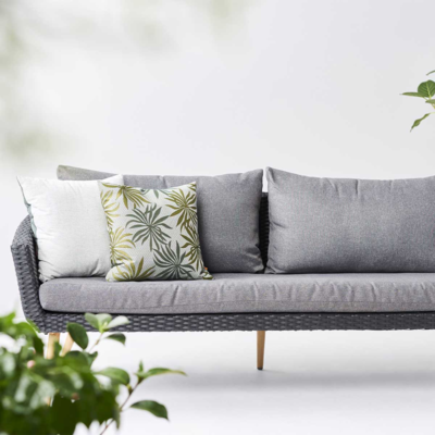 Rotan tuinbank Fien - 3 zits - Met zitkussens