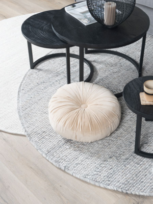 Vloerkleed Pebbel 834 - Rond