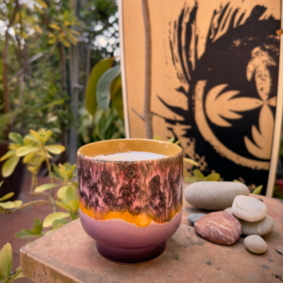 HKliving 70s ceramics scented candle - Cape town