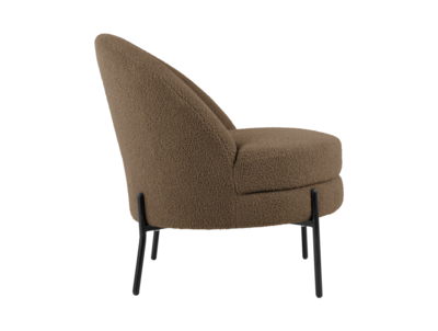 Fauteuil Noble Teddy Curl polyester