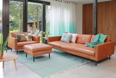 Loods 5 Design 3,5-zitsbank Slimm Leer Outside